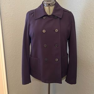 Liz Claiborne double breasted pea coat blazer